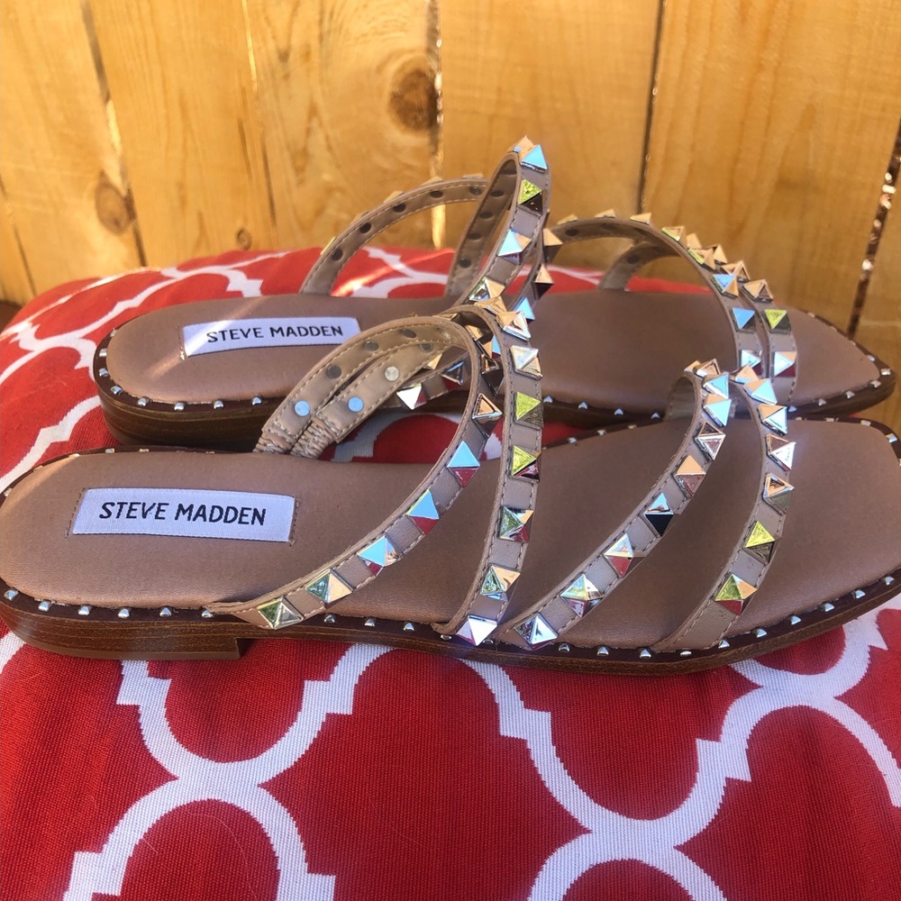 Steve Madden Skyler Tan Sandals